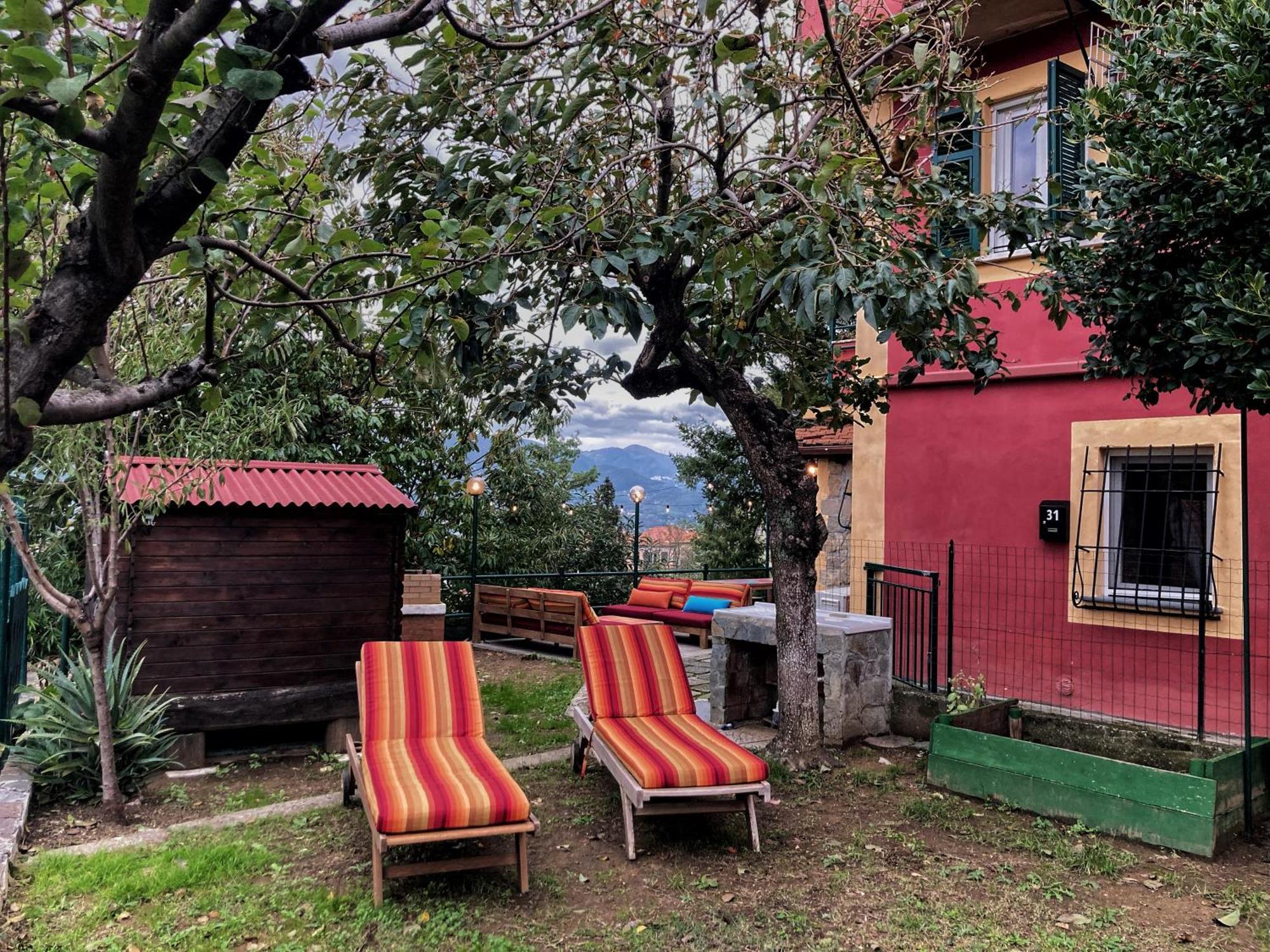 La Casa Rossa Arcola Con Vista Villa Exterior photo